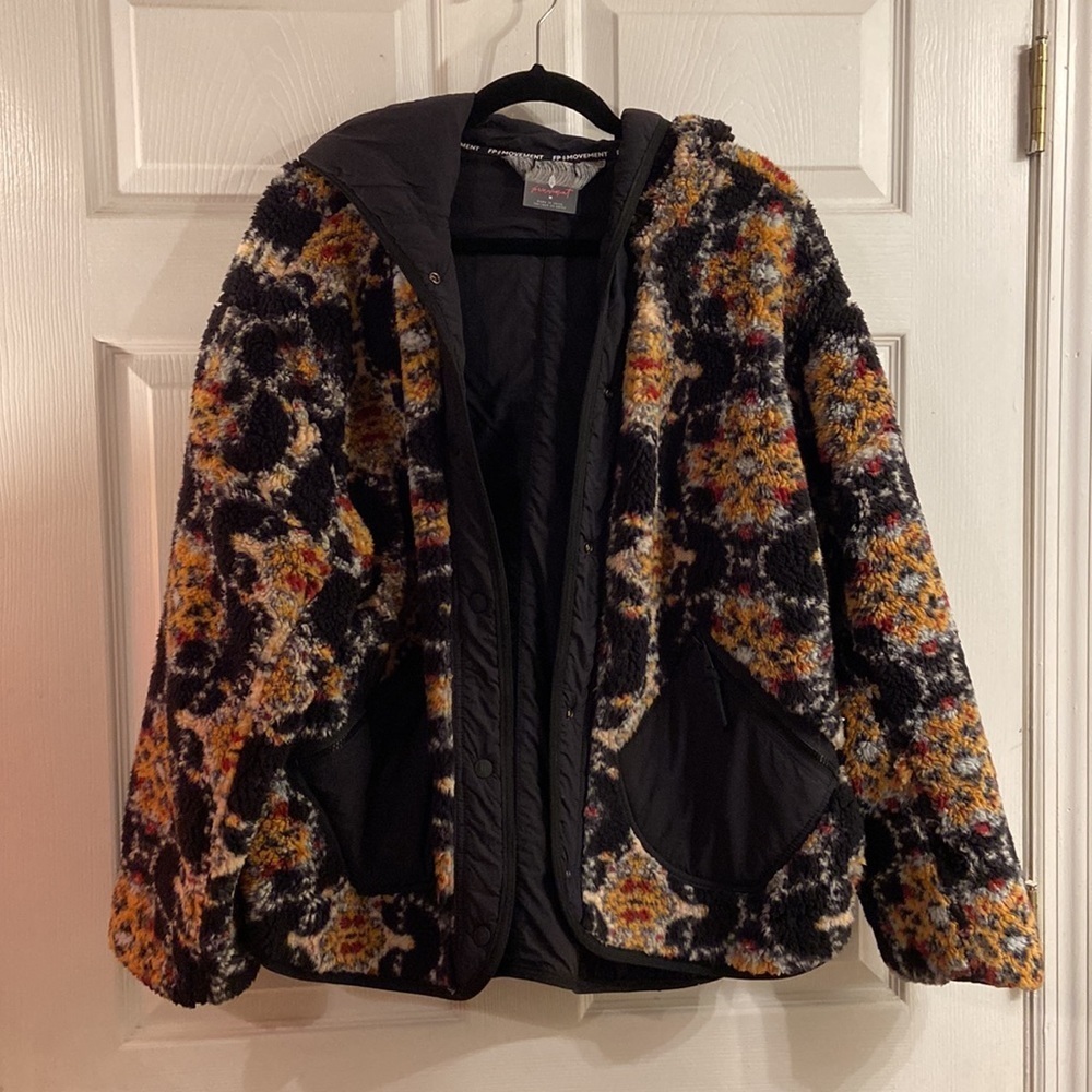 Fp Movement Elevation Jacquard Reversible Fleece … - image 8